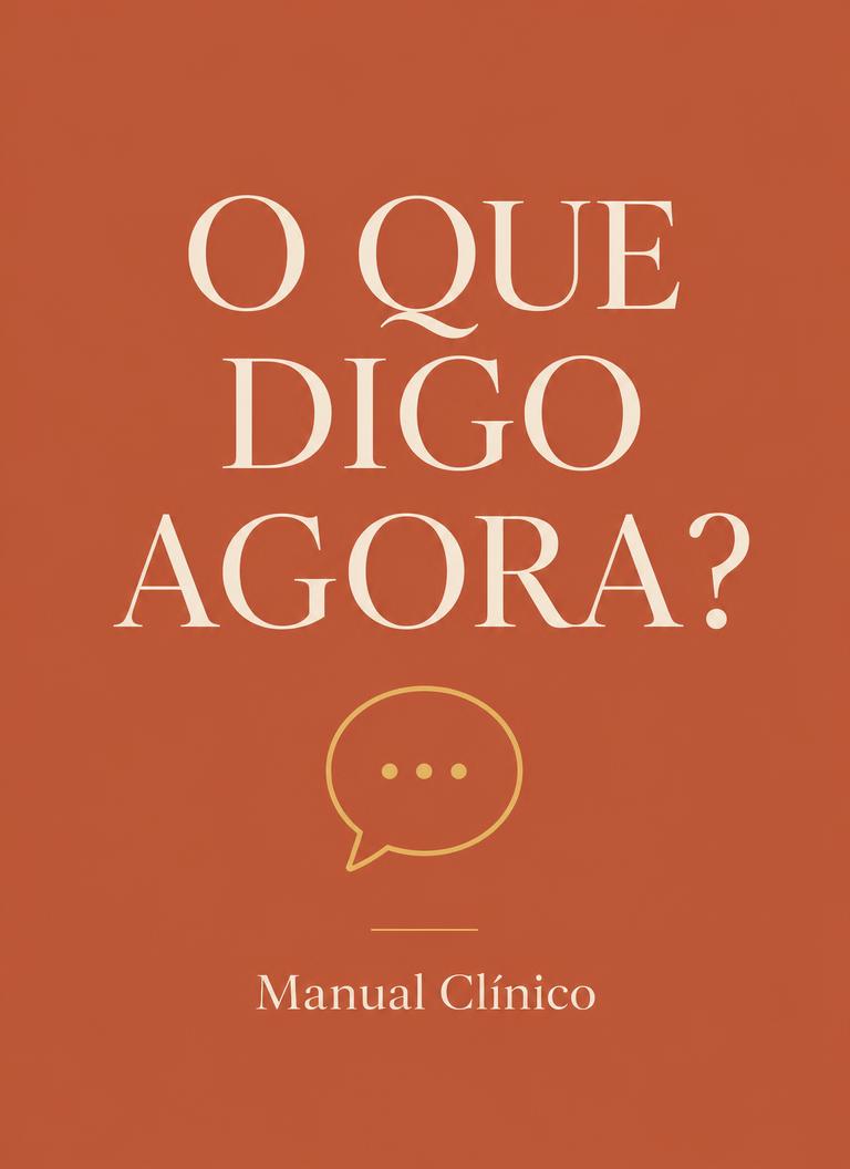 Capa do bônus Manual Clínico: O Que Digo Agora?